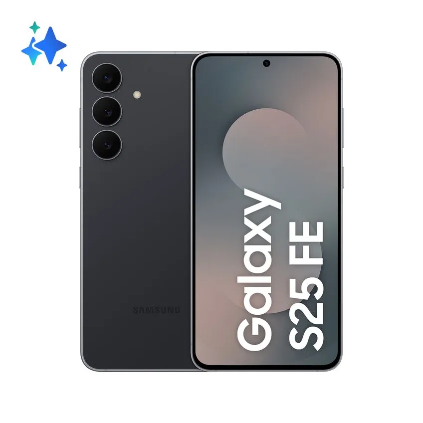 Smartphone Samsung Galaxy S25 FE 5G 128GB 8GB RAM Tela 6,7" AMOLED 120Hz Câmera Tripla 50MP Preto