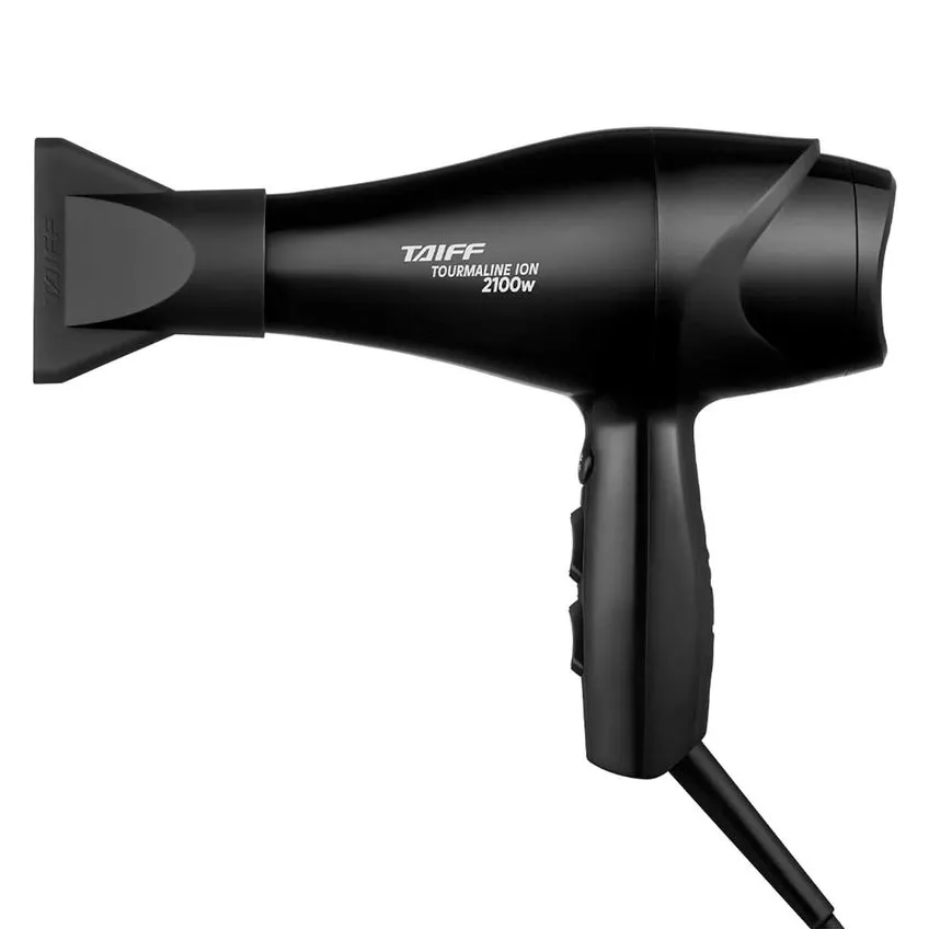 Secador de Cabelo Taiff Tourmaline Íon 2100W Preto 220V