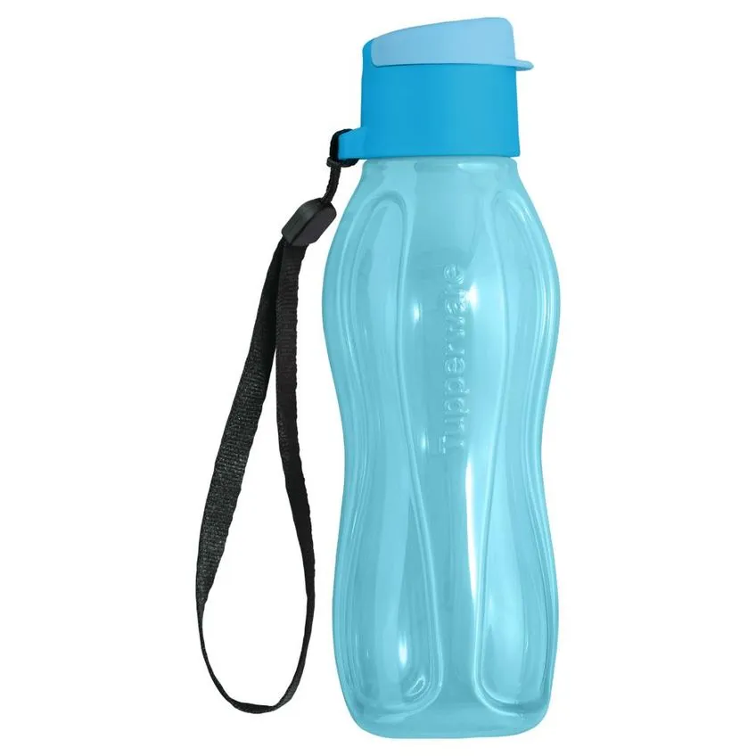 Garrafa De Água Tupperware Eco Tupper 500ml Azul Claro