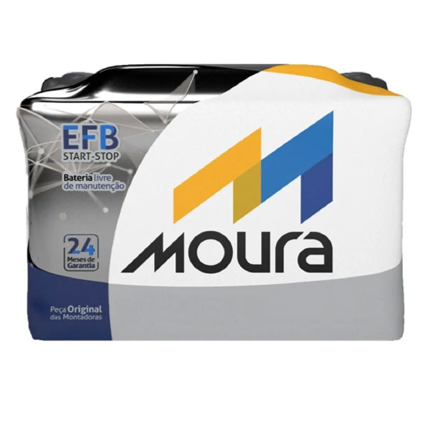 Bateria EFB Moura Start Stop 12V 60Ah MF60AD Sandero Suzuki S-Cross 4Style Vitara Jetta T-Cross