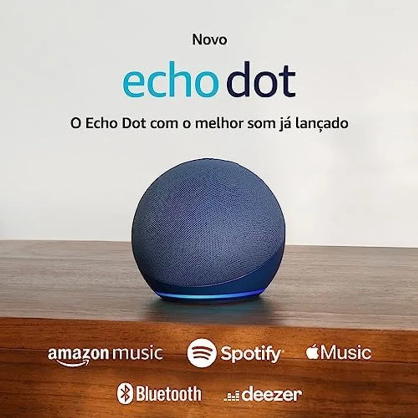 Alexa Echo Dot 5ª Geração Smart Speaker com Alexa Cor Preto