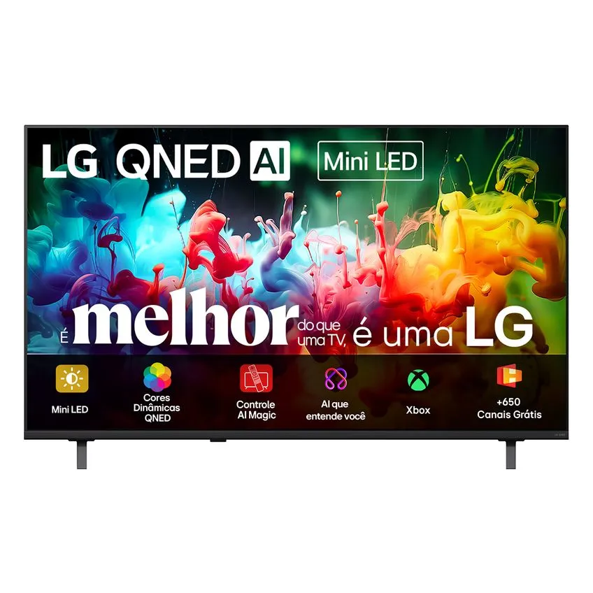 Smart TV LG 50 Polegadas 50QNED70BSA 4K UHD QNED Mini LED AI