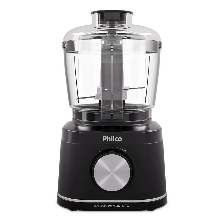 Processador de Alimentos Philco PMN04A 420W 500ml Preto 110V