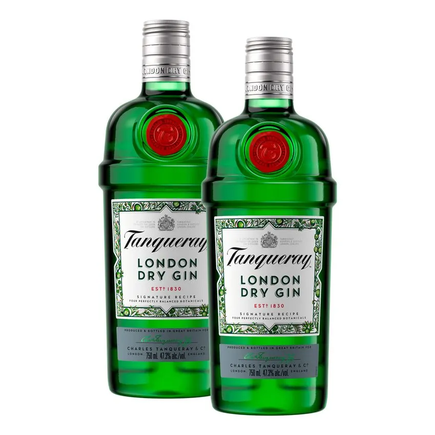Gin Tanqueray London Dry 750ml 2 Unidades
