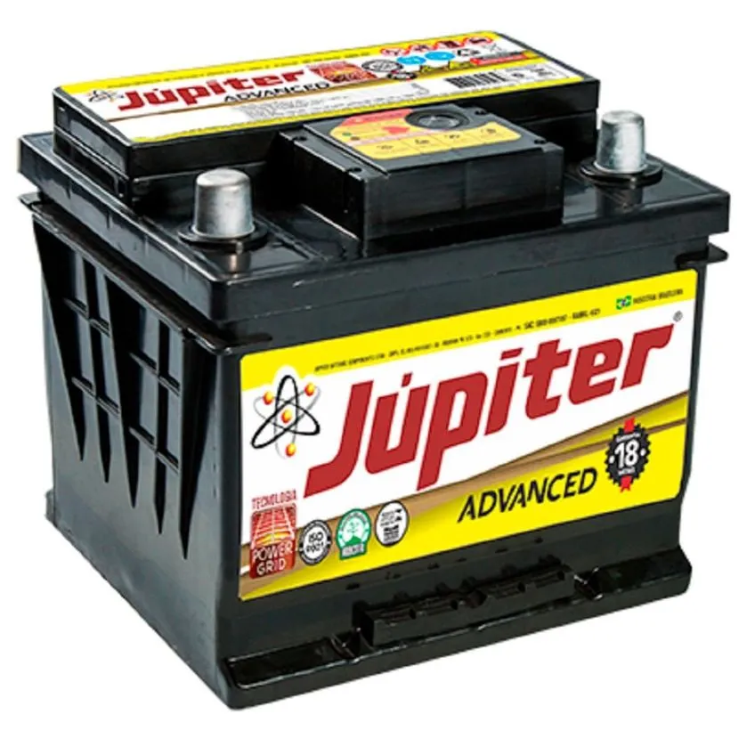 Bateria Júpiter Livre De Manutenção 50ah Jjfa50pd Voyage Gol Polo Saveiro Spacefox T-cross Virtus