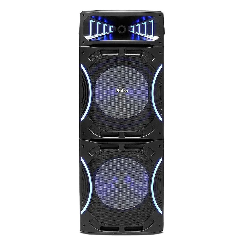 Torre De Som Amplificada Philco PCX35000 Bluetooth, Rádio FM 3500W