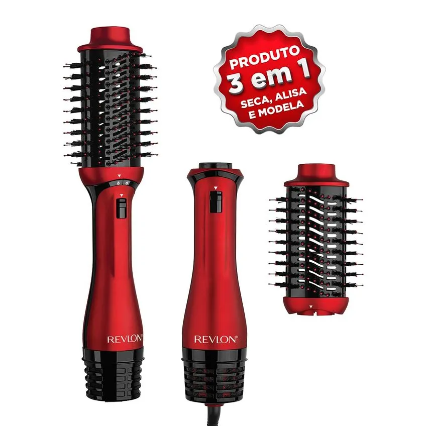 Escova Secadora Alisadora Revlon Volumizer Plus Celebrate 110V