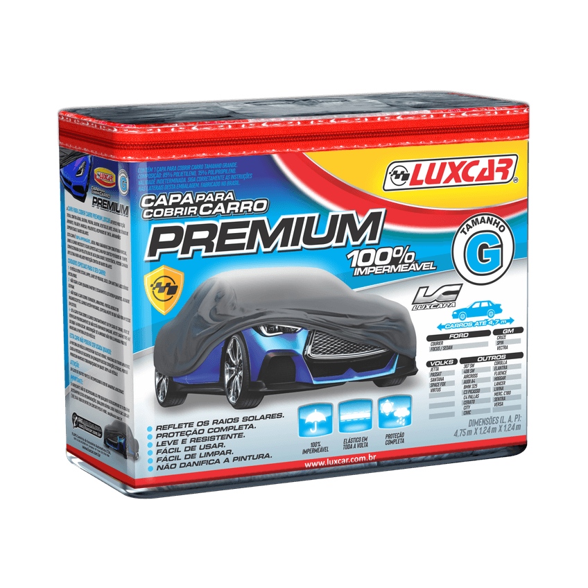 Capa para Cobrir Carro Premium Impermeável G Luxcar