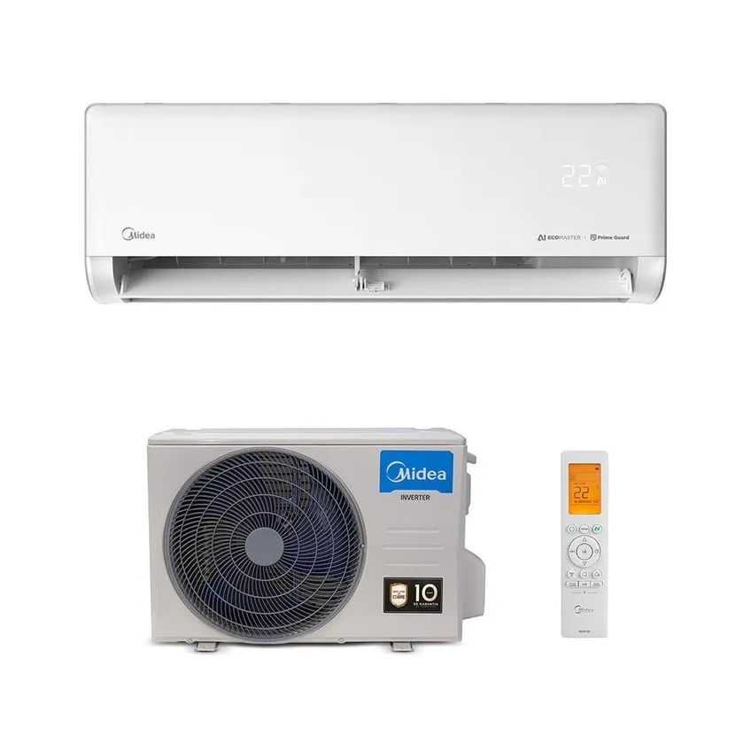 Ar Condicionado Split Hi Wall Inverter Midea AI Ecomaster 18.000 BTUs Frio 220V R32