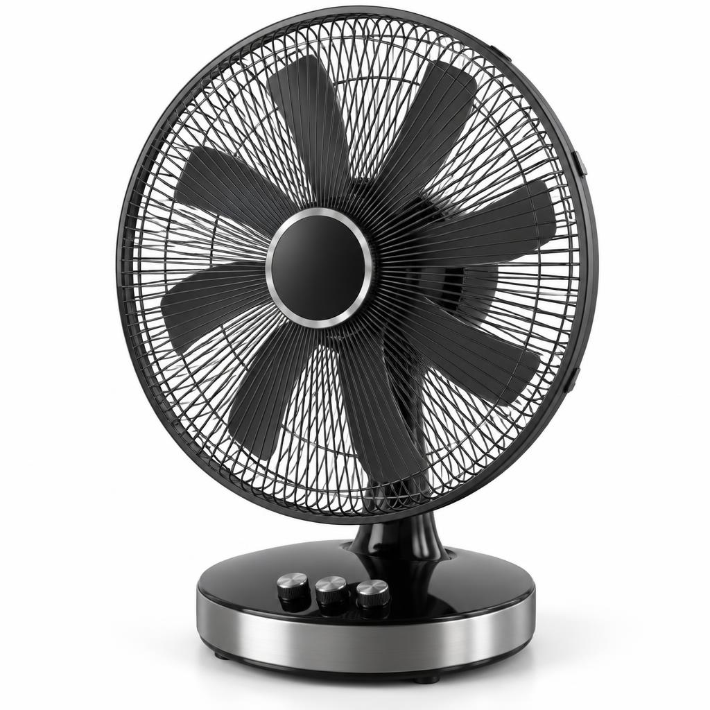 Ventilador de Mesa Mondial VTX-40-8P 40 cm 8 Pás 3 Velocidades Preto/Prata 110V